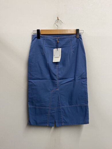 商品画像：SOFIE BACK SATIN TIGHT SKIRT/スカート/1/コットン/BLU/MB999-6701 2