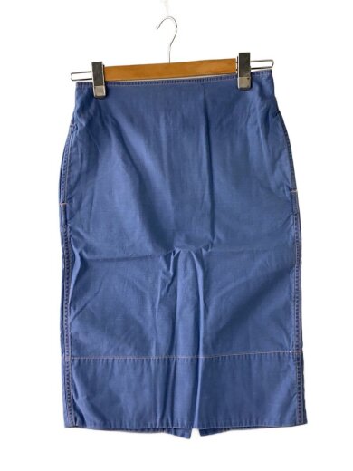 商品画像：SOFIE BACK SATIN TIGHT SKIRT/スカート/2/コットン/BLU/MB999-6701// 1