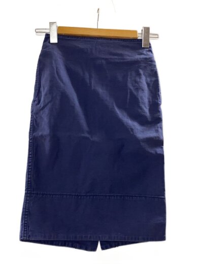 商品画像：22FW/SOFIE BACK SATIN TIGHT SKIRT/スカート/0/コットン/NVY/MB999-6701// 1