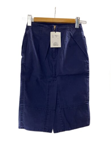商品画像：22FW/SOFIE BACK SATIN TIGHT SKIRT/スカート/0/コットン/NVY/MB999-6701// 2