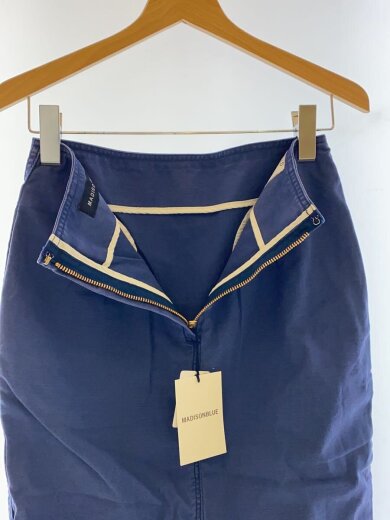 商品画像：SOFIE BACK SATIN TIGHT LONG SKIRT/スカート/1/コットン/BLU/MB999-6702// 3