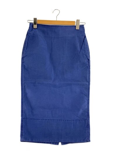 商品画像：SOFIE BACK SATIN TIGHT LONG SKIRT/スカート/1/コットン/BLU/MB999-6702// 1