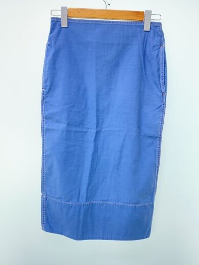 商品画像：SOFIE BACK SATIN TIGHT LONG SKIRT/スカート/1/コットン/BLU/MB999-6702// 2