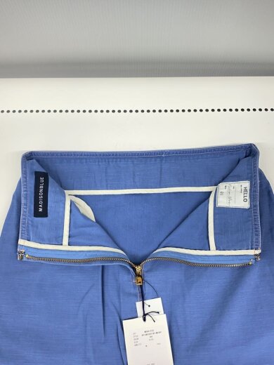 商品画像：SOFIE BACK SATIN TIGHT LONG SKIRT/スカート/1/コットン/BLU/MB999-6702// 3