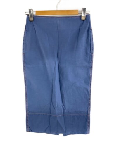 商品画像：SOFIE BACK SATIN TIGHT LONG SKIRT/スカート/2/コットン/BLU/MB999-6702// 1