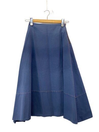 商品画像：MI-MOLLET FLARE BACK SATIN SK/スカート/XS/コットン/BLU/MB999-6720// 1