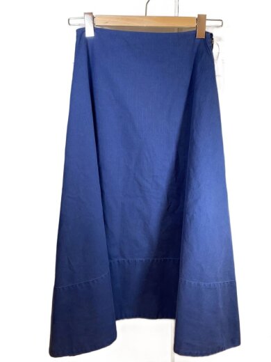 商品画像：MI-MOLLET FLARE BACK SATIN SK/スカート/1/コットン/BLU/MB999-6720// 1