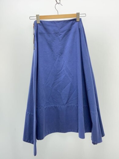 商品画像：MI-MOLLET FLARE BACK SATIN SK/スカート/XS/コットン/BLU/MB999-6720// 2