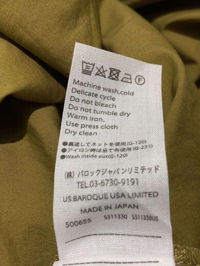 商品画像：AラインPULLOVER/長袖シャツ/38/コットン/CML/無地/300FS130-0300// 5