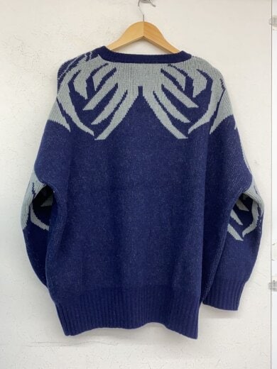 商品画像：ニット・セーター(厚手)/S/ウール/NVY/アニマル/22AW BM-1// 2