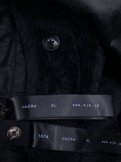 商品画像：ステンカラーコート/XL/コットン/BLK/無地 4