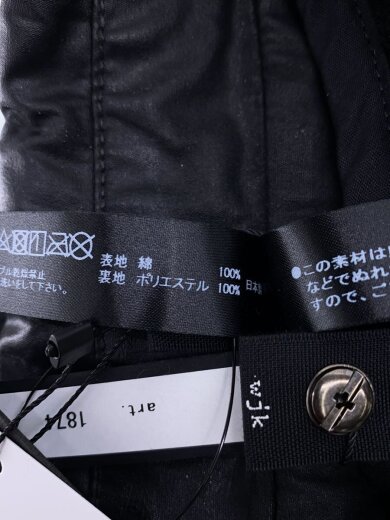 商品画像：ステンカラーコート/XL/コットン/BLK/無地 5