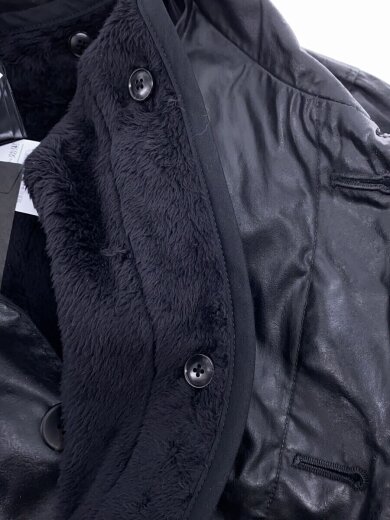 商品画像：ステンカラーコート/XL/コットン/BLK/無地 7