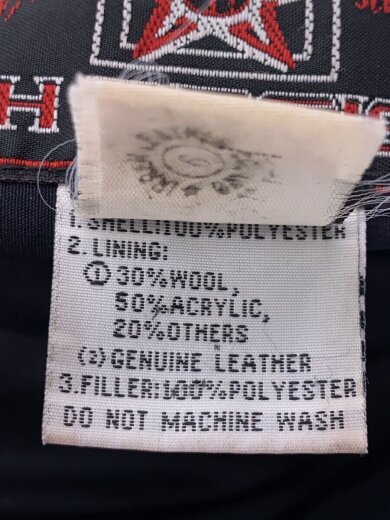 商品画像：スタジャン/XL/ポリエステル/NVY/プリント// 4