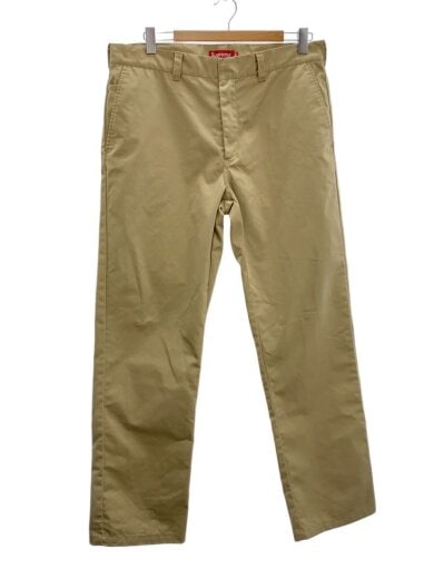 商品画像：ストレートパンツ/36/ポリエステル/BEG/無地 1