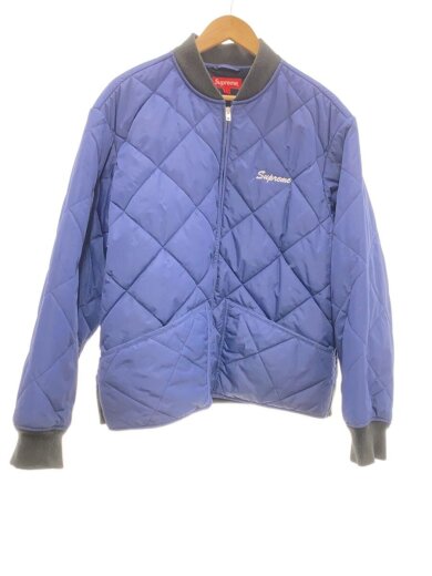 商品画像：キルティングジャケット/L/ポリエステル/IDG/無地 1