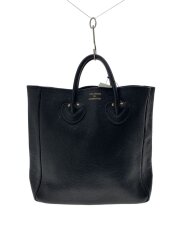 トートバッグ/牛革/BLK