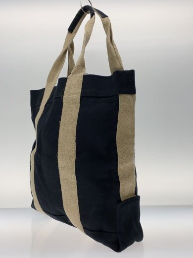 画像：FRANKLEDERトートバッグ/コットン/BLK/07200872