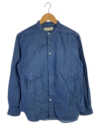 商品画像：長袖シャツ/2/デニム/IDG/無地/17-SS-002 1