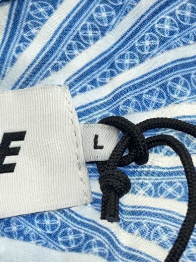 商品画像：半袖シャツ/L/レーヨン/BLU/総柄// 4