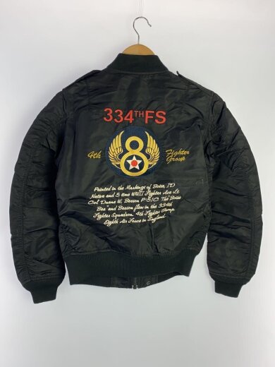 商品画像：フライトジャケット/FREE/ナイロン/BLK/6162128 2