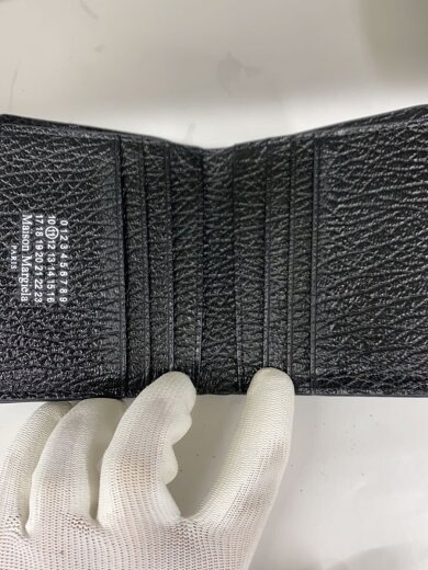 商品画像：2つ折り財布/--/BLK/無地/メンズ 4