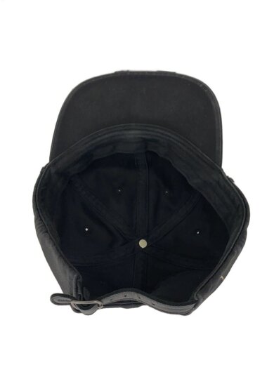 商品画像：25FW/Distressed Script 6-Panel/キャップ/--/コットン/BLK/メンズ 4