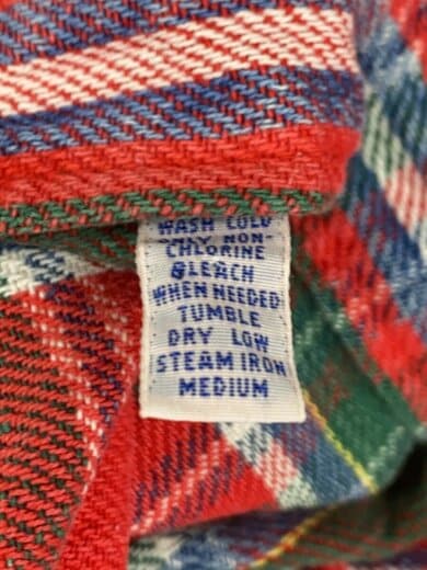 商品画像：長袖シャツ/M/コットン/RED/チェック 4