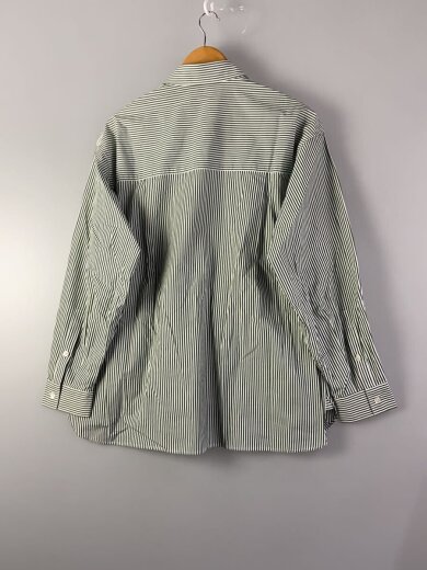 商品画像：長袖シャツ/S/コットン/GRN/ストライプ/FSC253-50105B 2