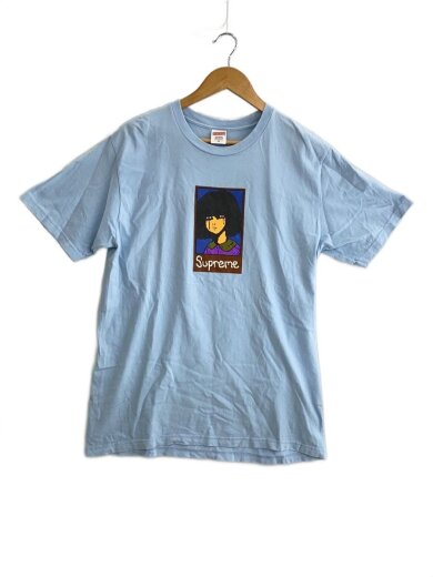 商品画像：Tシャツ/M/コットン/BLU/プリント// 1