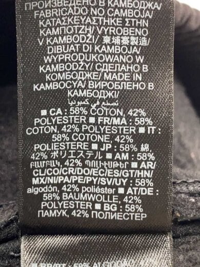 商品画像：ストレートパンツ/S/コットン/BLK/470984-00-1// 6