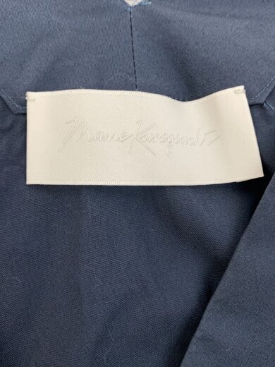 画像：mame kurogouchi半袖ブラウス/1/コットン/NVY/MM16SS-SH5013