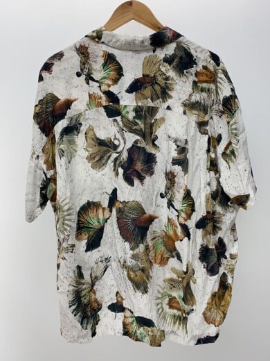 商品画像：アロハシャツ/L/レーヨン/WHT/総柄 2