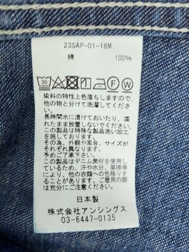 商品画像：23SS/Denim Coverall Jacket/1/デニム/IDG/23SAP-01-16M// 4