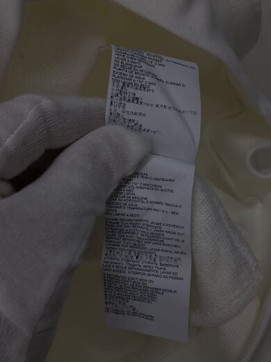 商品画像：21SS/クレイジーパターンクルーネック/スウェット/44/コットン/WHT 5