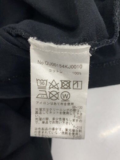 商品画像：Tシャツ/L/コットン/BLK/GU00154KJ0010 5