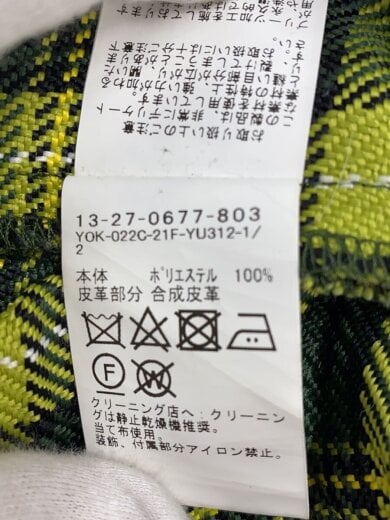 商品画像：ロングスカート/1/ポリエステル/GRN/チェック/13-27-0677-803 5