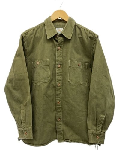 商品画像：ミリタリージャケット/XL/コットン/KHK/無地 1