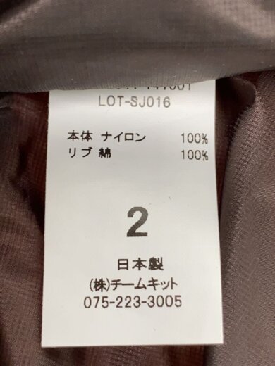 商品画像：ジャケット/2/ナイロン/BRW/無地/SJ512341-303 4