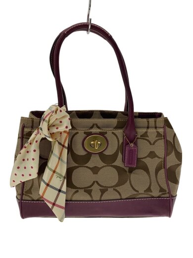 商品画像：ハンドバッグ_ハンプトンズ_シグネチャー_ミディアムマデリン/キャンバス/CML 1