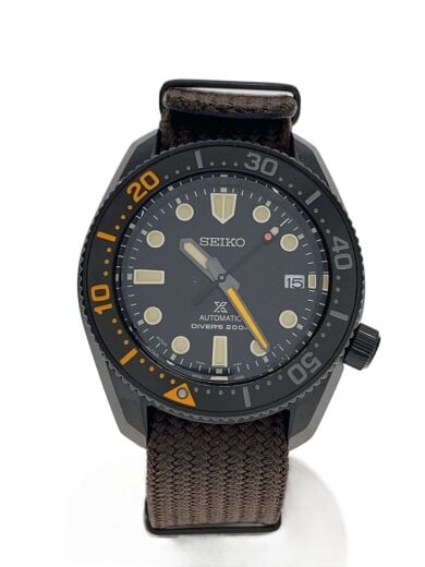 商品画像：自動巻腕時計/アナログ/ラバー/BLK/BLK/sbdc155 1