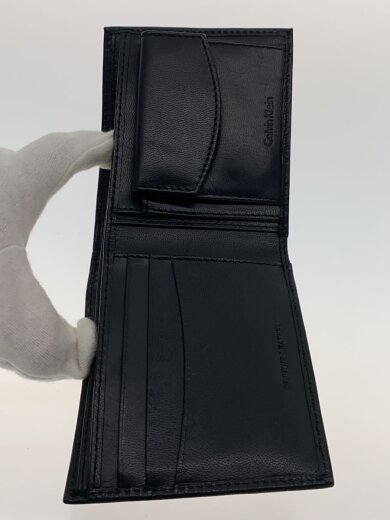 商品画像：財布/レザー/BLK/無地/メンズ 4