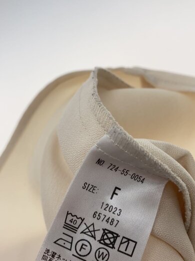 商品画像：長袖ワンピース/FREE/ポリエステル/BEG/724-55-0054 4