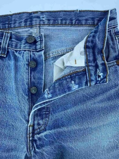 商品画像：USA製/ボタン裏524/ストレートパンツ/29/--/IDG/無地/501-0000 3