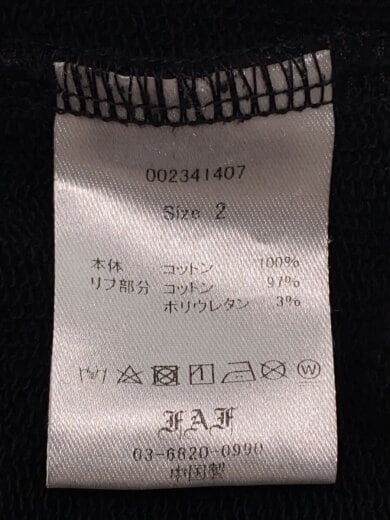 商品画像：ボトム/2/コットン/BLK/002341407// 5
