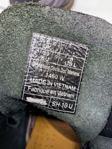 商品画像：レースアップブーツ/UK6/BLK/レザー/1460 7