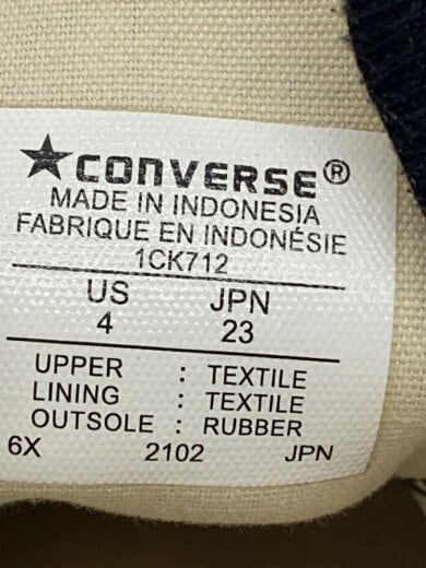 商品画像：ローカットスニーカー/23cm/BLK/1ck712 5