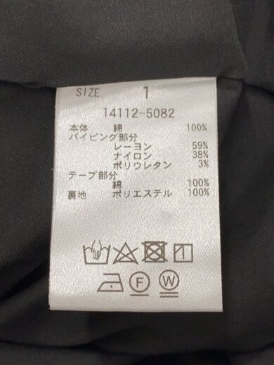 商品画像：LINE HANDKERCHIEF ONEPIECE/ワンピース/1/コットン/BLK/チェック/14112-5082 4