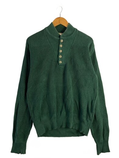 商品画像：ニット・セーター(厚手)/M/コットン/GRN/g718 1