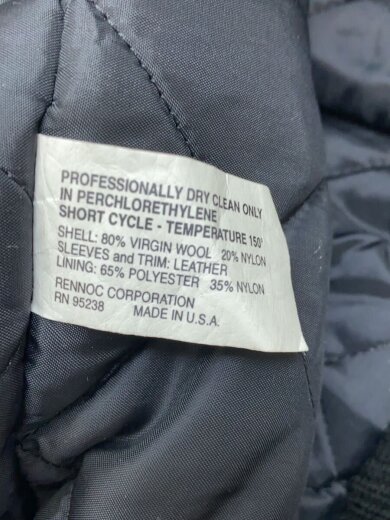 商品画像：スタジャン/--/ウール/BLK 4